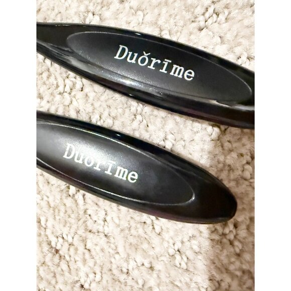 Duorime New 7pcs Black Oval Toothbrush Makeup Brush Set Cream Contour Powder - Picture 2 of 4